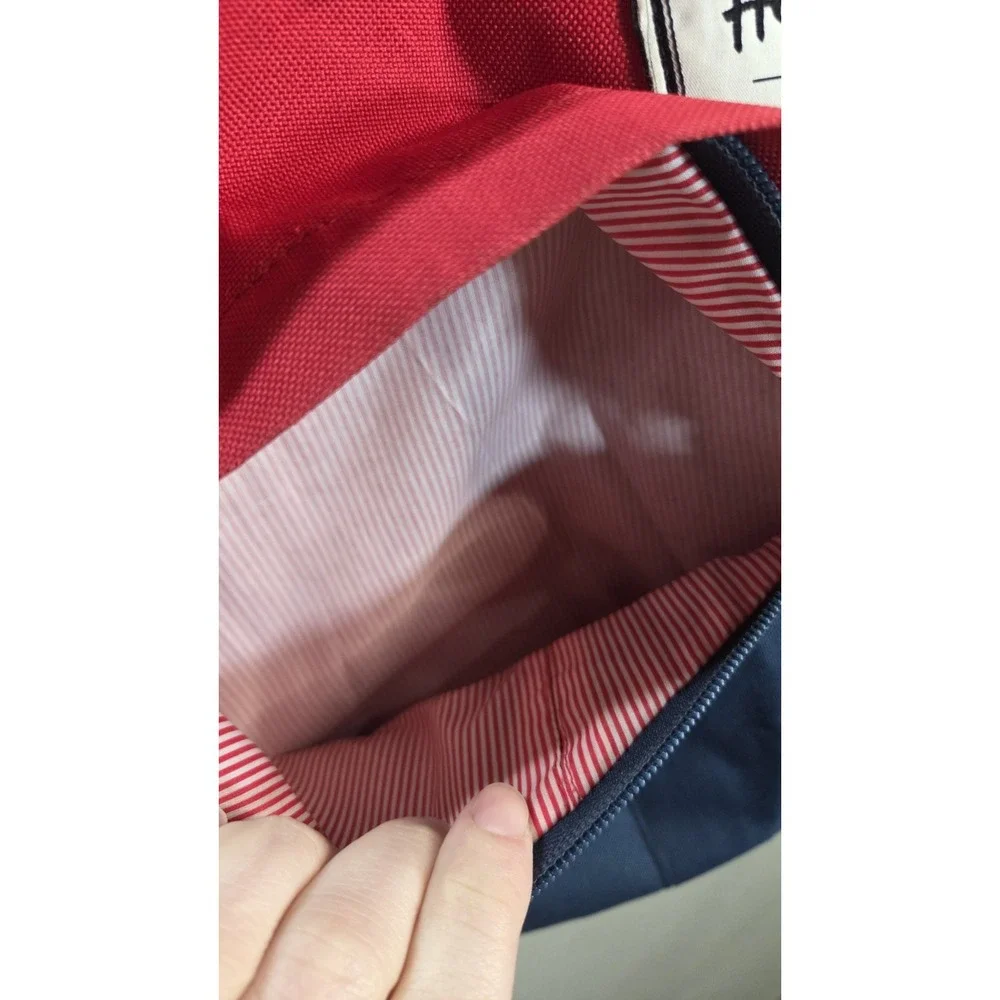 Herschel Supply Co Backpack‎ Navy Red Diagonal Stripe Classic School Laptop Bag
